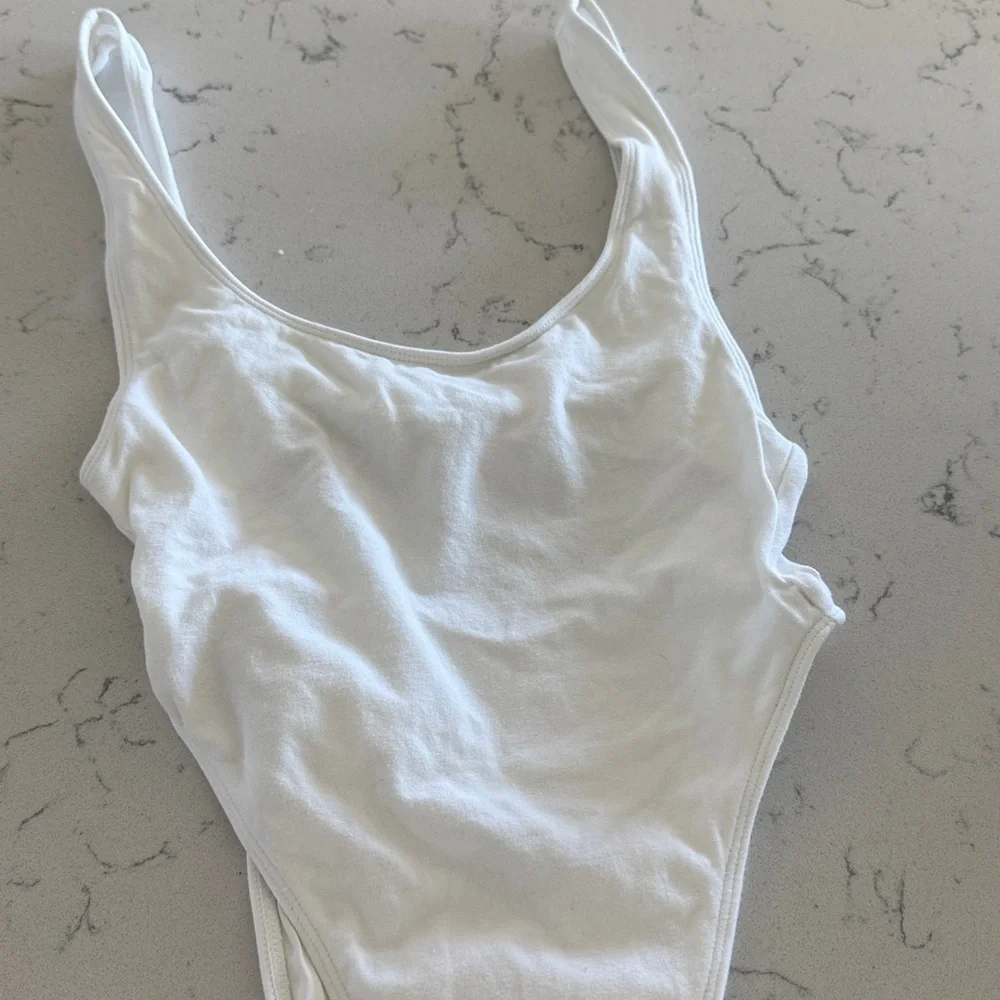 Frankie's Bikinis White One-Piece Swimsuit